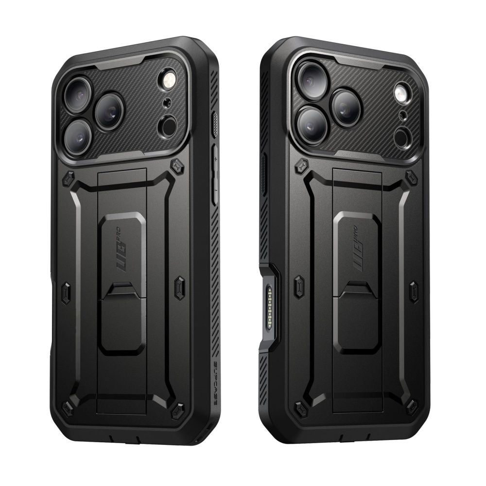 Supcase Unicorn Beetle Pro dėklas iPhone 18 Pro / 17 Pro - Juodas -- iPhone 18 Pro / iPhone 17 Pro