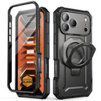 Supcase Grip Pro Mag MagSafe dėklas iPhone 18 Pro / 17 Pro - Juodas -- iPhone 18 Pro / iPhone 17 Pro