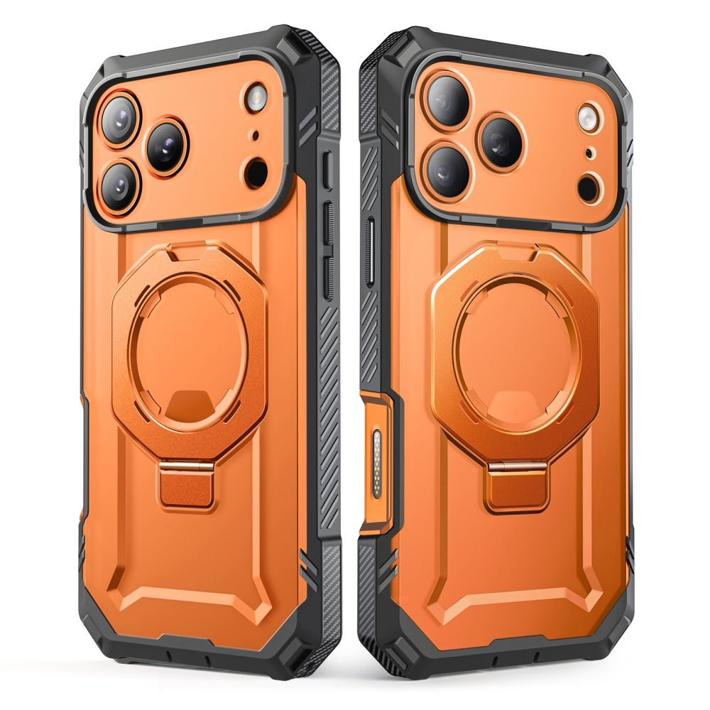 Supcase Grip Pro Mag MagSafe dėklas iPhone 18 Pro / 17 Pro - Oranžinė -- iPhone 18 Pro / iPhone 17 Pro