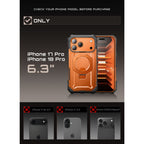 Supcase Grip Pro Mag MagSafe dėklas iPhone 18 Pro / 17 Pro - Oranžinė -- iPhone 18 Pro / iPhone 17 Pro