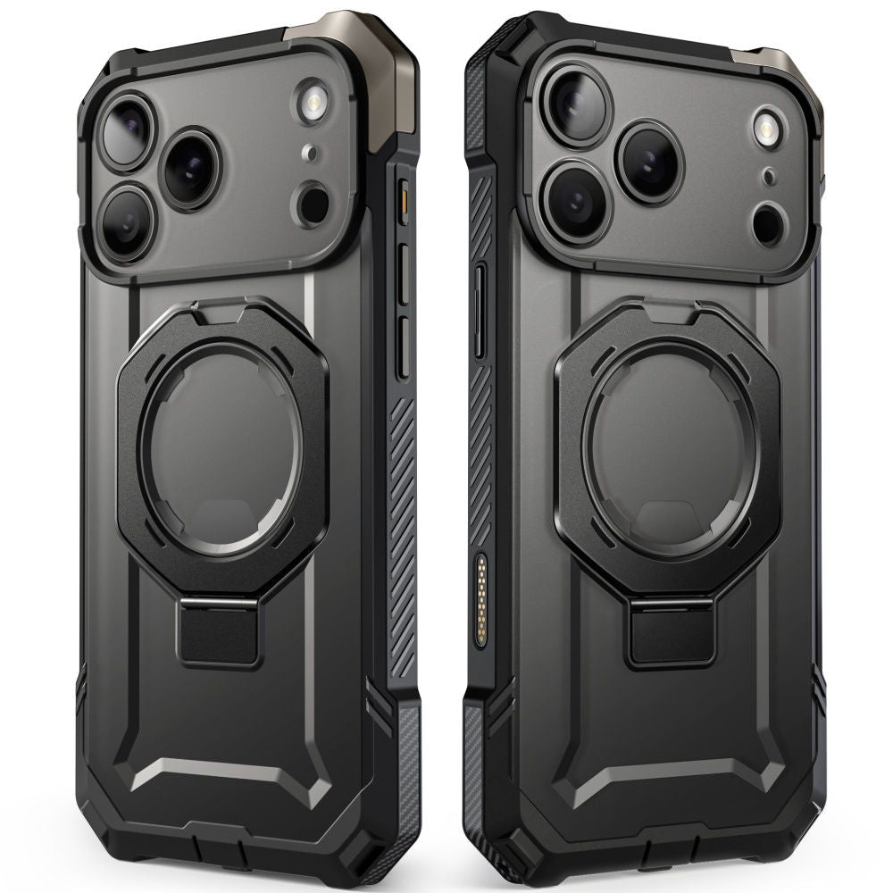 Supcase UB Grip Mag MagSafe dėklas iPhone 18 Pro Max / 17 Pro Max - Juodas -- iPhone 18 Pro Max / iPhone 17 Pro Max