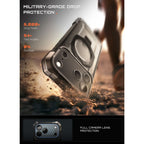 Supcase UB Grip Mag MagSafe dėklas iPhone 18 Pro Max / 17 Pro Max - Juodas -- iPhone 18 Pro Max / iPhone 17 Pro Max