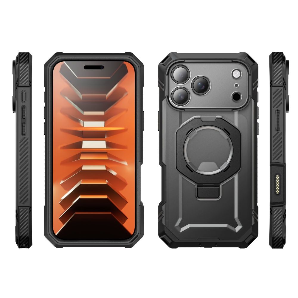 Supcase Grip Pro Mag MagSafe dėklas iPhone 18 Pro Max / 17 Pro Max - Juoda -- iPhone 18 Pro Max / iPhone 17 Pro Max