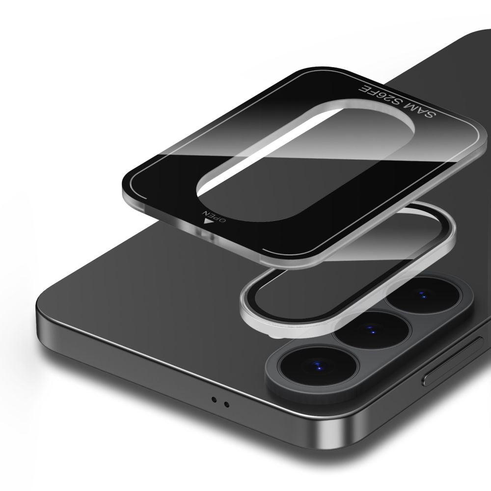 Tech-Protect Camring Fit+ kaljinto stiklo fotoaparato ekrano apsauga Samsung Galaxy S26 FE -- Samsung Galaxy S26 FE