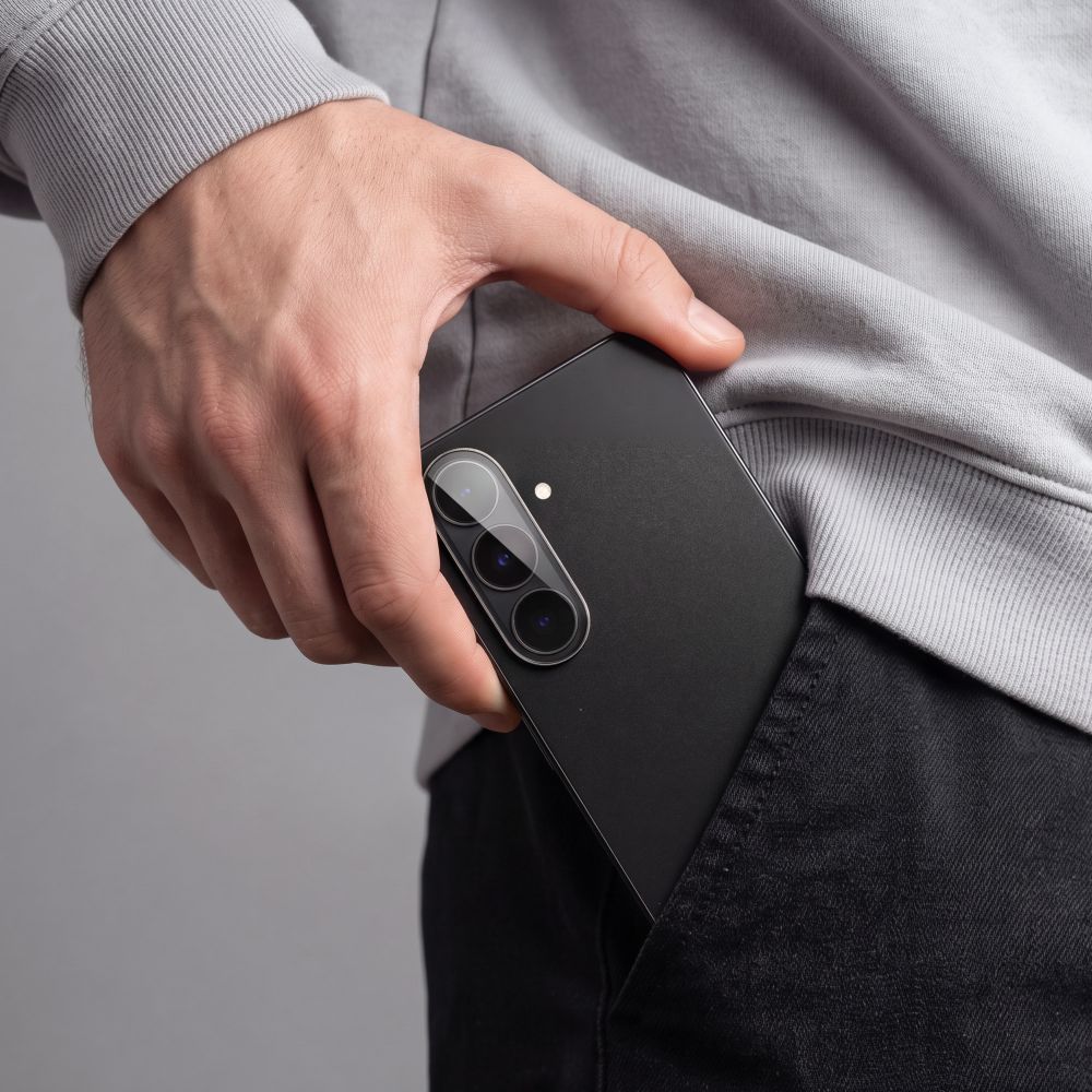 Tech-Protect Camring Fit+ kaljinto stiklo fotoaparato ekrano apsauga Samsung Galaxy S26 FE -- Samsung Galaxy S26 FE