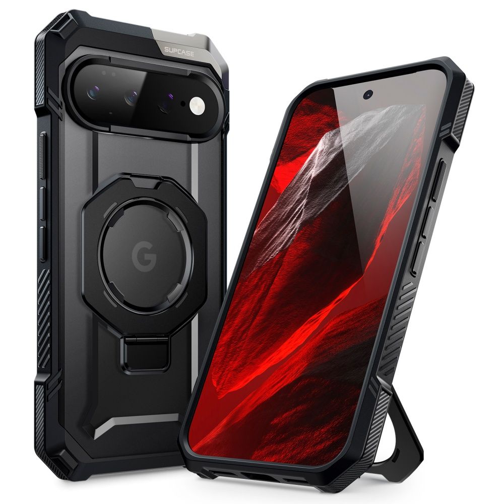 Supcase UB Grip Mag MagSafe dėklas Google Pixel 11 Pro XL - juodas -- Google Pixel 11 Pro XL