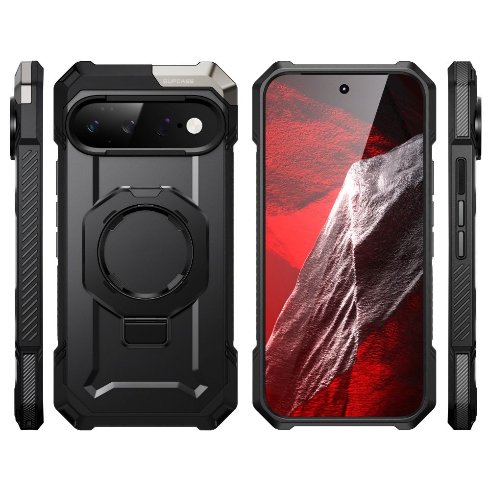 Supcase UB Grip Mag MagSafe dėklas Google Pixel 11 Pro XL - juodas -- Google Pixel 11 Pro XL
