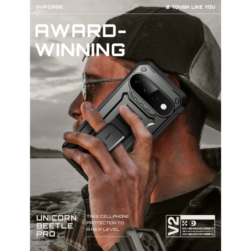 Supcase Unicorn Beetle Pro dėklas Google Pixel 11 Pro - juodas -- Google Pixel 11 Pro
