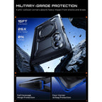 Supcase UB Grip Mag MagSafe privatumo dėklas Samsung Galaxy Z Fold 8 - juodas -- Samsung Galaxy Z Fold 8
