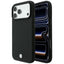 BMW Kevlar Metal Logo MagSafe dėklas skirtas iPhone 18 Pro / 17 Pro - Juoda -- iPhone 18 Pro / iPhone 17 Pro
