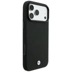 BMW Kevlar Metal Logo MagSafe dėklas skirtas iPhone 18 Pro / 17 Pro - Juoda -- iPhone 18 Pro / iPhone 17 Pro