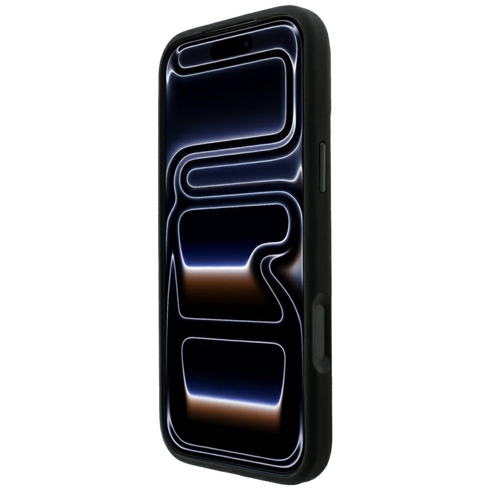 BMW Kevlar Metal Logo MagSafe dėklas skirtas iPhone 18 Pro / 17 Pro - Juoda -- iPhone 18 Pro / iPhone 17 Pro