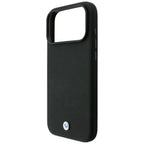 BMW Kevlar Metal Logo MagSafe dėklas skirtas iPhone 18 Pro / 17 Pro - Juoda -- iPhone 18 Pro / iPhone 17 Pro