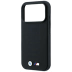 BMW M Blue Perfo Metal Logo MagSafe dėklas skirtas iPhone 18 Pro Max / 17 Pro Max - Juoda -- iPhone 18 Pro Max / iPhone...