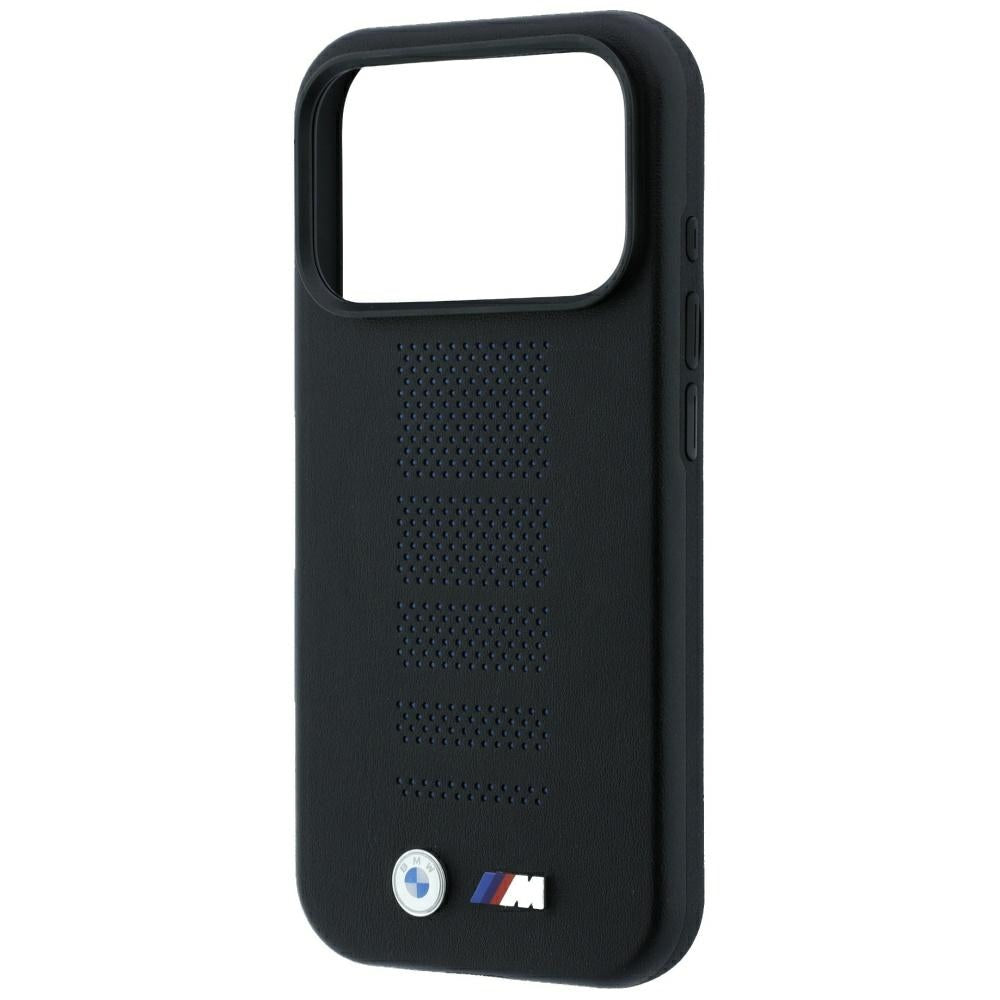BMW M Blue Perfo Metal Logo MagSafe dėklas skirtas iPhone 18 Pro Max / 17 Pro Max - Juoda -- iPhone 18 Pro Max / iPhone...