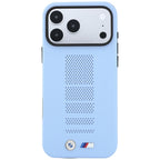 BMW M Blue Perfo Metal Logo MagSafe dėklas skirtas iPhone 18 Pro Max / 17 Pro Max - Mėlyna -- iPhone 18 Pro Max / iPhone...