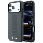BMW M Blue Perfo Metal Logo MagSafe dėklas skirtas iPhone 18 Pro Max / 17 Pro Max - Pilka -- iPhone 18 Pro Max / iPhone...