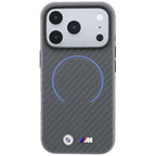 BMW M Carbon Printed Ring MagSafe dėklas skirtas iPhone 18 Pro / 17 Pro - Pilka -- iPhone 18 Pro / iPhone 17 Pro