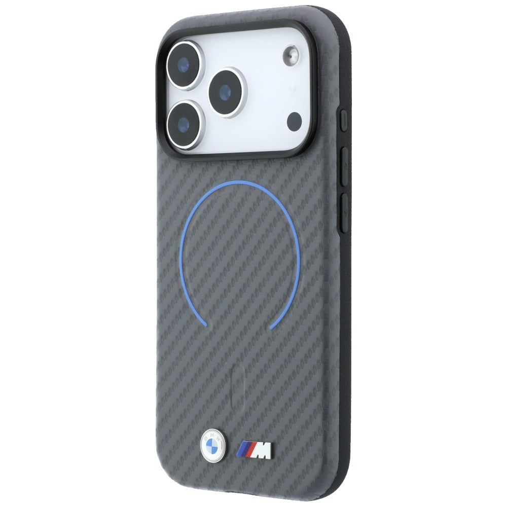 BMW M Carbon Printed Ring MagSafe dėklas skirtas iPhone 18 Pro Max / 17 Pro Max - Pilka -- iPhone 18 Pro Max / iPhone 17...