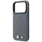 BMW M Carbon Printed Ring MagSafe dėklas skirtas iPhone 18 Pro Max / 17 Pro Max - Pilka -- iPhone 18 Pro Max / iPhone 17...