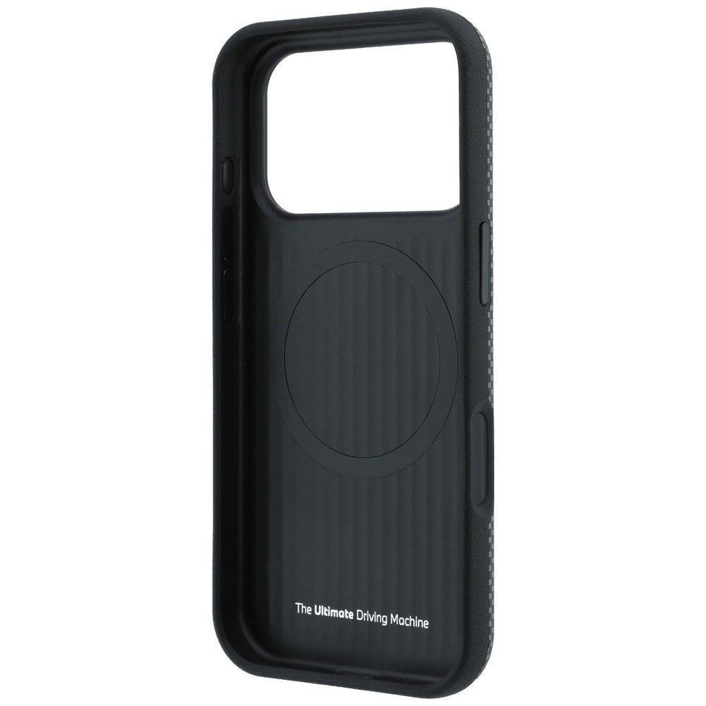 BMW M Quadrille Kevlar Tricolor Print Lines MagSafe dėklas iPhone 18 Pro / 17 Pro - antracinė -- iPhone 18 Pro / iPhone...