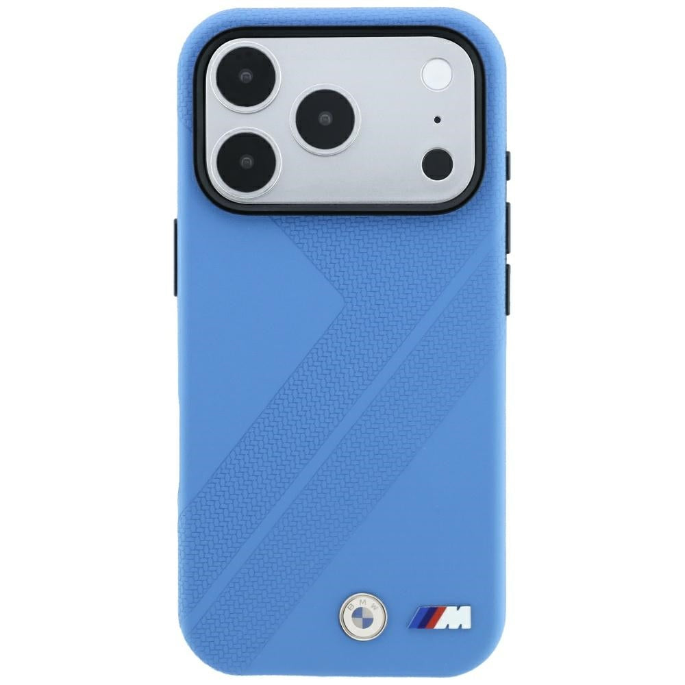 BMW M Tire Track Metal Logo MagSafe dėklas iPhone 18 Pro Max / 17 Pro Max - Mėlyna -- iPhone 18 Pro Max / iPhone 17 Pro Max