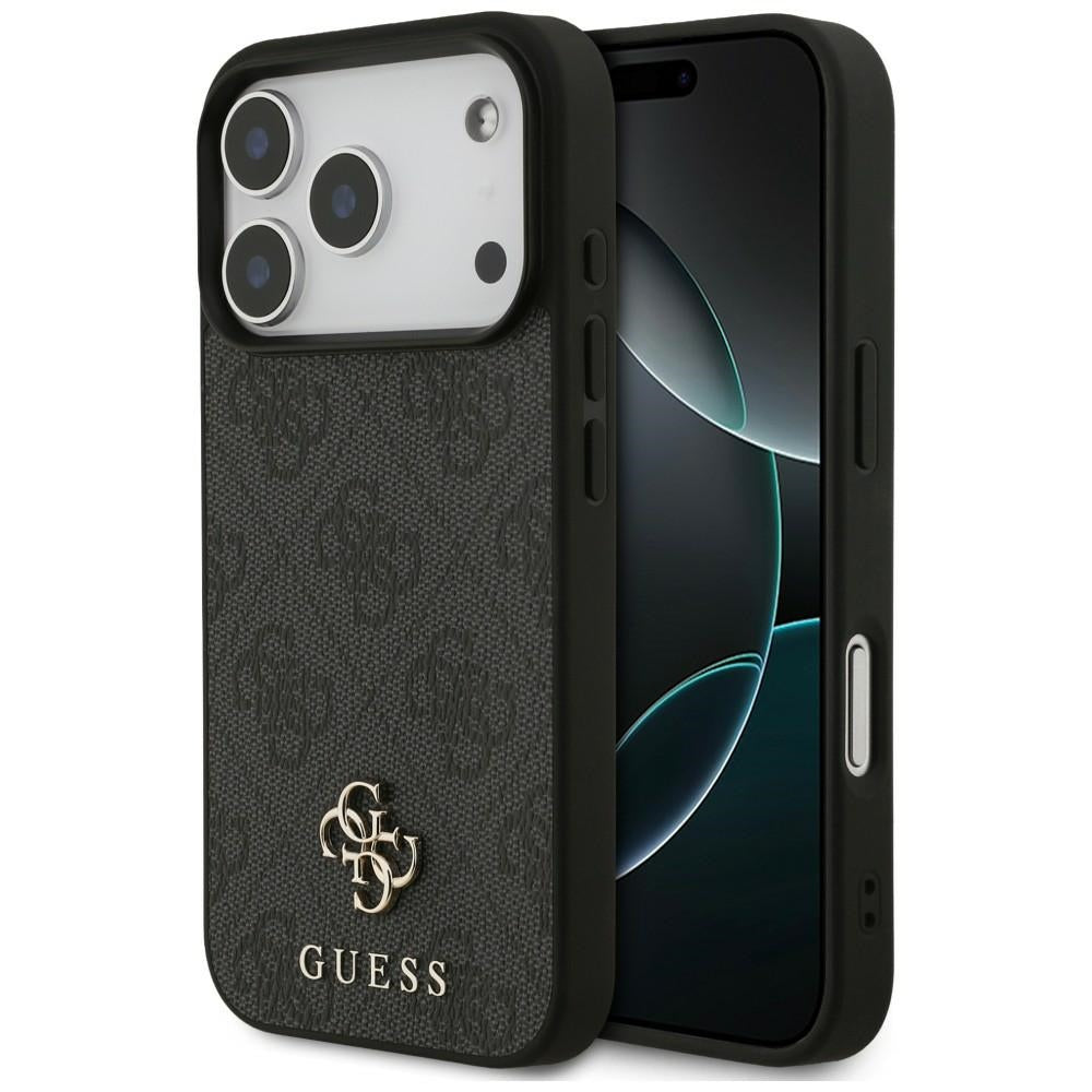 Guess 4G Small Classic Logo MagSafe dėklas iPhone 18 Pro / 17 Pro - Juoda -- iPhone 18 Pro / iPhone 17 Pro