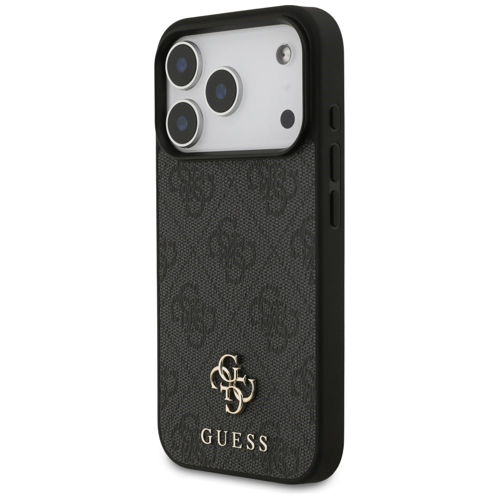 Guess 4G Small Classic Logo MagSafe dėklas iPhone 18 Pro / 17 Pro - Juoda -- iPhone 18 Pro / iPhone 17 Pro