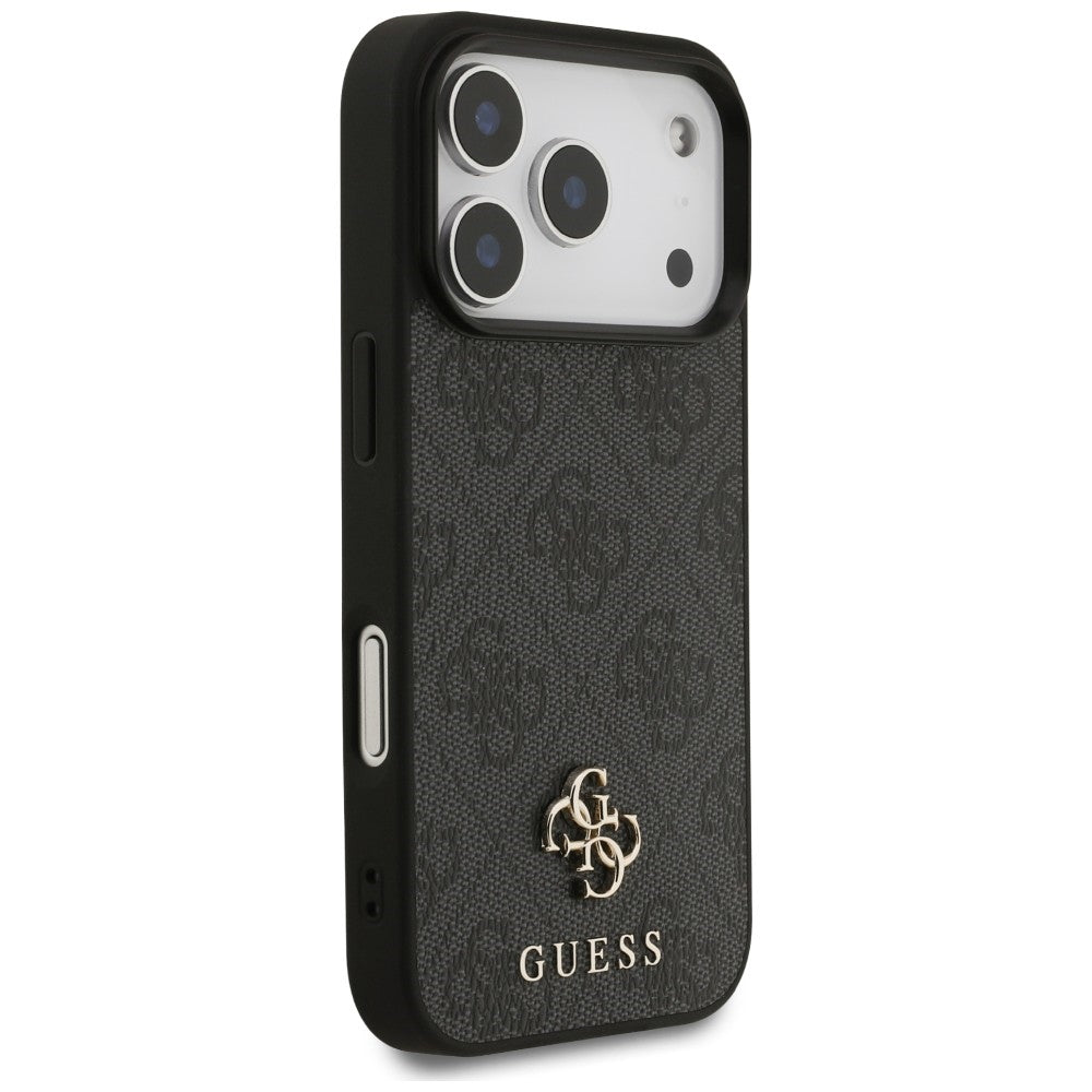 Guess 4G Small Classic Logo MagSafe dėklas iPhone 18 Pro / 17 Pro - Juoda -- iPhone 18 Pro / iPhone 17 Pro