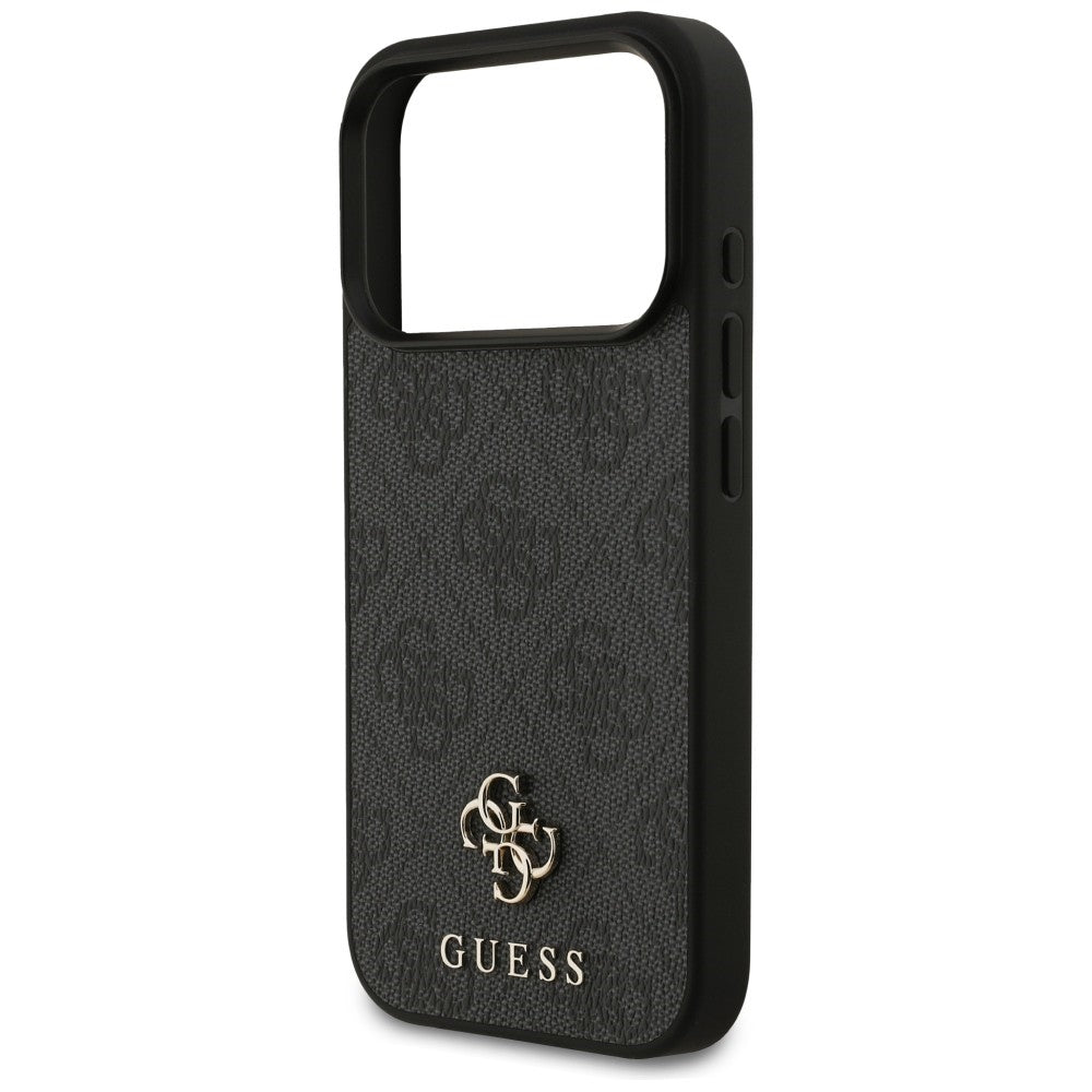 Guess 4G Small Classic Logo MagSafe dėklas iPhone 18 Pro / 17 Pro - Juoda -- iPhone 18 Pro / iPhone 17 Pro