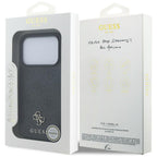 Guess 4G Small Classic Logo MagSafe dėklas iPhone 18 Pro / 17 Pro - Juoda -- iPhone 18 Pro / iPhone 17 Pro