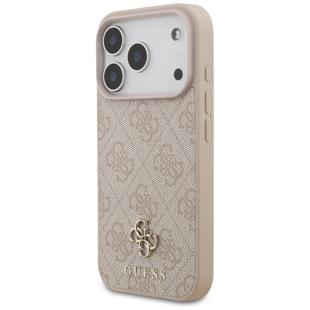 Guess 4G Small Classic Logo MagSafe dėklas iPhone 18 Pro / 17 Pro - Rožinis -- iPhone 18 Pro / iPhone 17 Pro