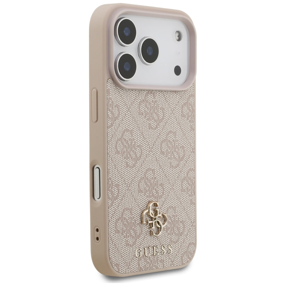 Guess 4G Small Classic Logo MagSafe dėklas iPhone 18 Pro / 17 Pro - Rožinis -- iPhone 18 Pro / iPhone 17 Pro