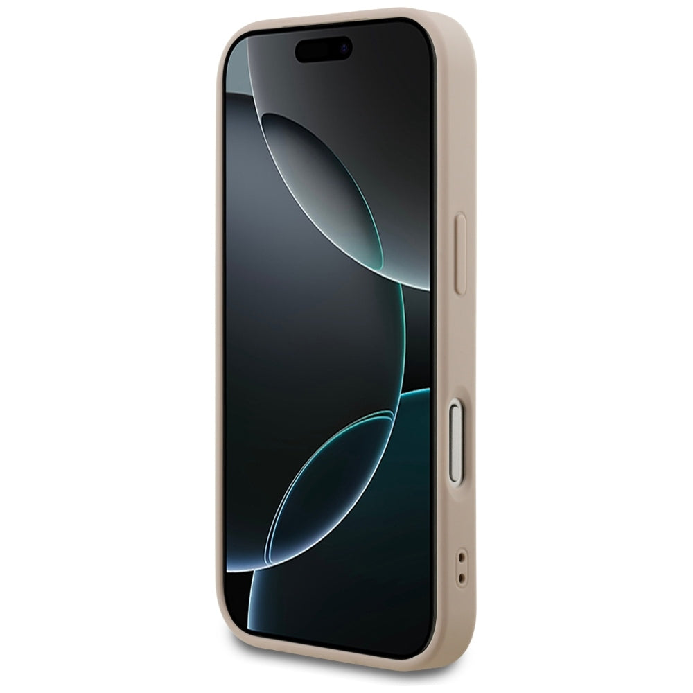 Guess 4G Small Classic Logo MagSafe dėklas iPhone 18 Pro / 17 Pro - Rožinis -- iPhone 18 Pro / iPhone 17 Pro