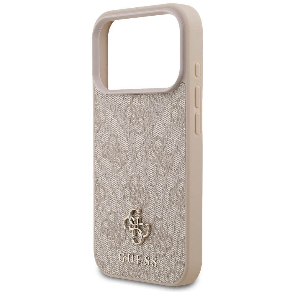 Guess 4G Small Classic Logo MagSafe dėklas iPhone 18 Pro / 17 Pro - Rožinis -- iPhone 18 Pro / iPhone 17 Pro