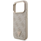 Guess 4G Triangle Logo MagSafe dėklas iPhone 18 Pro / 17 Pro - Rose Gold -- iPhone 18 Pro / iPhone 17 Pro
