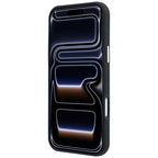 Guess Granuliuota Apvalus Strass Logotipas MagSafe dėklas Apple iPhone 18 Pro Max / 17 Pro Max - juodas -- iPhone 18 Pro...