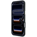 Guess Granuliuota Apvalus Strass Logotipas MagSafe dėklas Apple iPhone 18 Pro / 17 Pro - Smėlio spalva -- iPhone 18 Pro /...