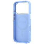 Guess Grained Triangle Logo MagSafe dėklas iPhone 18 Pro Max / 17 Pro Max - Mėlyna spalva -- iPhone 18 Pro Max / iPhone...