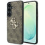 Guess Leather 4G Metal Logo dėklas Samsung Galaxy S26 FE - Ruda -- Samsung Galaxy S26 FE