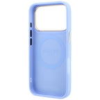 Guess Peony 4G Small Logo MagSafe dėklas iPhone 18 Pro Max / 17 Pro Max - Šviesiai mėlyna spalva -- iPhone 18 Pro Max /...