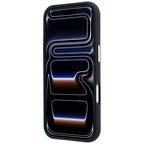Guess Smooth & Big Strass Logo dėklas iPhone 18 Pro / 17 Pro - Juoda -- iPhone 18 Pro / iPhone 17 Pro
