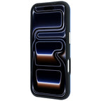 Guess Smooth & Big Strass Logo dėklas iPhone 18 Pro / 17 Pro - Mėlynas -- iPhone 18 Pro / iPhone 17 Pro