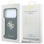 Guess Smooth & Big Strass Logo dėklas iPhone 18 Pro Max / 17 Pro Max - Juoda -- iPhone 18 Pro Max / iPhone 17 Pro Max