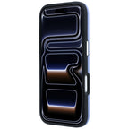 Dėklas Karl Lagerfeld Grained Embossed Ring & Kameo Logo MagSafe, skirtas iPhone 18 Pro / 17 Pro - šviesiai mėlynas --...