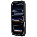 Karl Lagerfeld Grained with Resin Signature Logo MagSafe dėklas iPhone 18 Pro / 17 Pro - Juoda -- iPhone 18 Pro / iPhone...