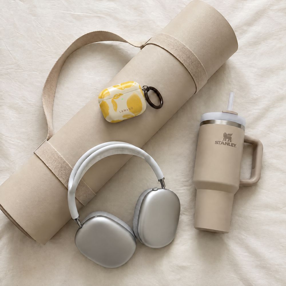 Lamano Tech-Protect dėklas AirPods Pro 3 - geltonas ir baltas -- AirPods Pro 3