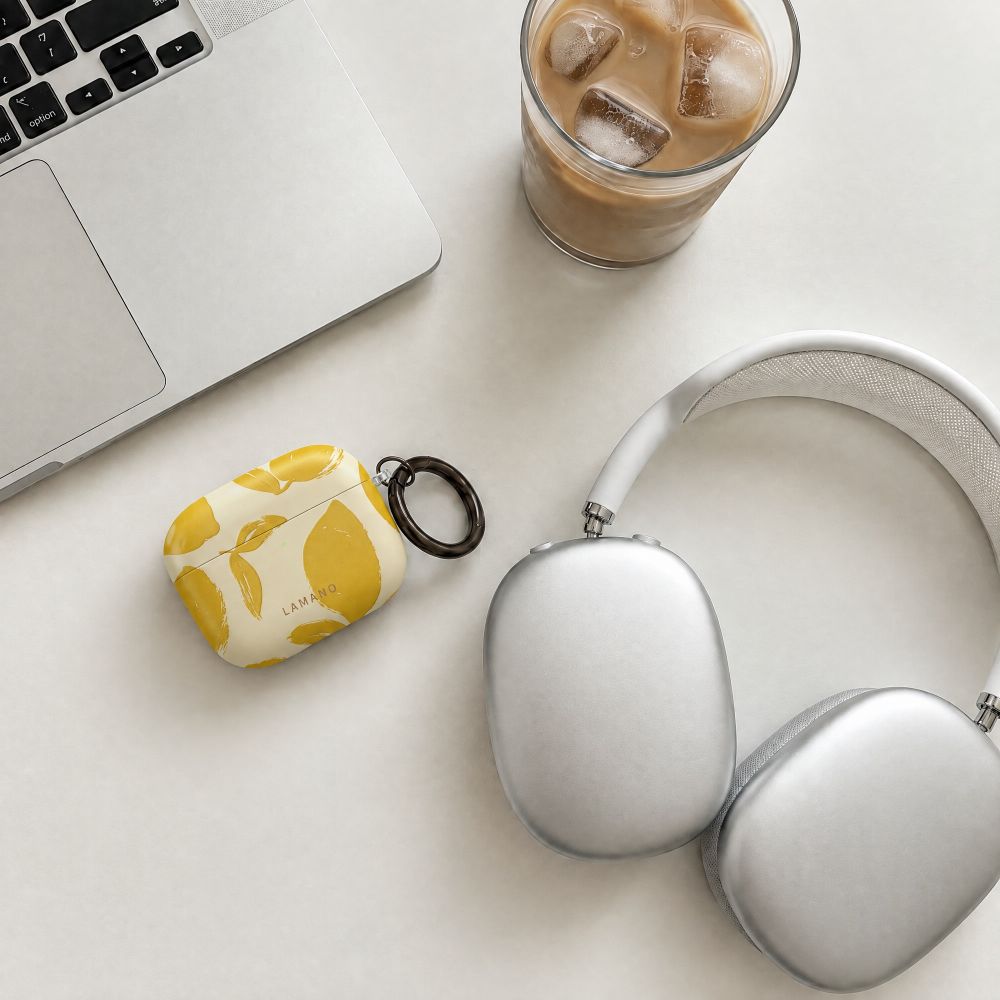 Lamano Tech-Protect dėklas AirPods Pro 3 - geltonas ir baltas -- AirPods Pro 3