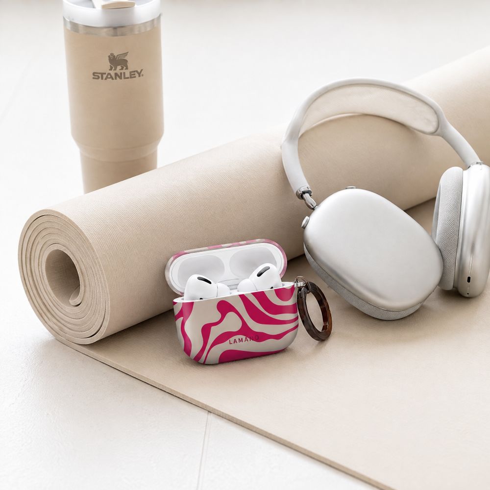 Lamano Tech-Protect dėklas AirPods Pro 3 - rožinis ir smėlio spalva -- AirPods Pro 3