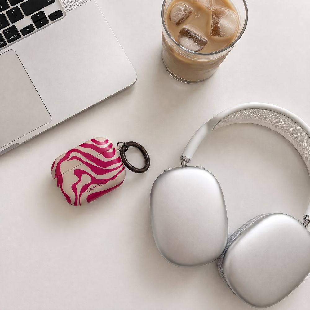 Lamano Tech-Protect dėklas AirPods Pro 3 - rožinis ir smėlio spalva -- AirPods Pro 3